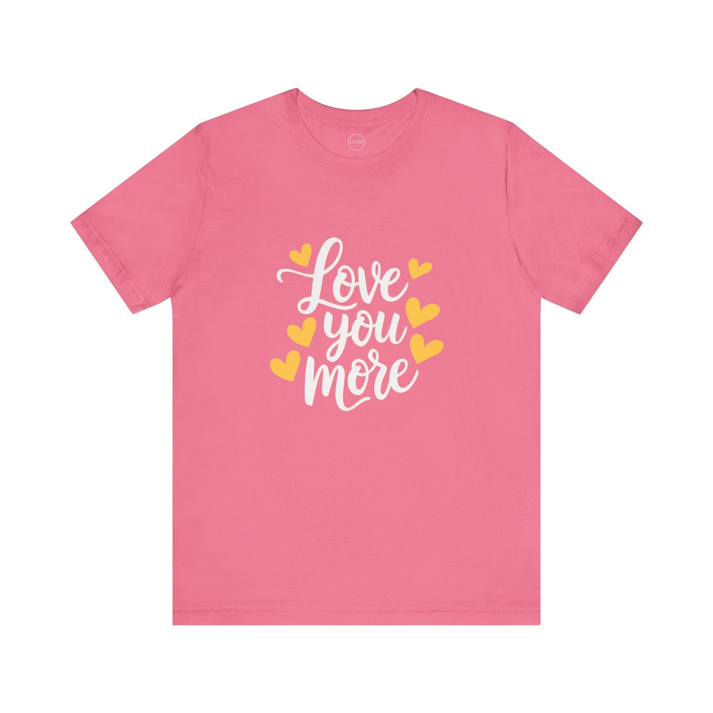 Bella+Canvas · 3001 Unisex Jersey Short Sleeve Tee - Love You More Romantic Valentine's Day Design [Color Set 2]