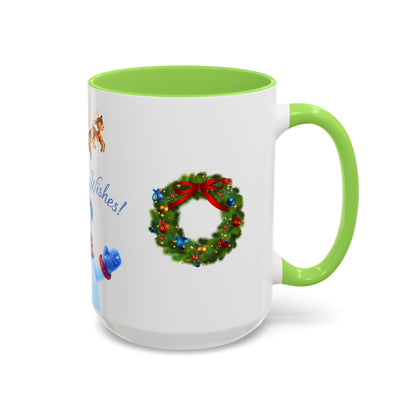 Merry Wishes Snowman Mug