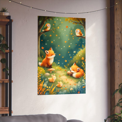 Autumn Forest Friends - Cozy Woodland Animals