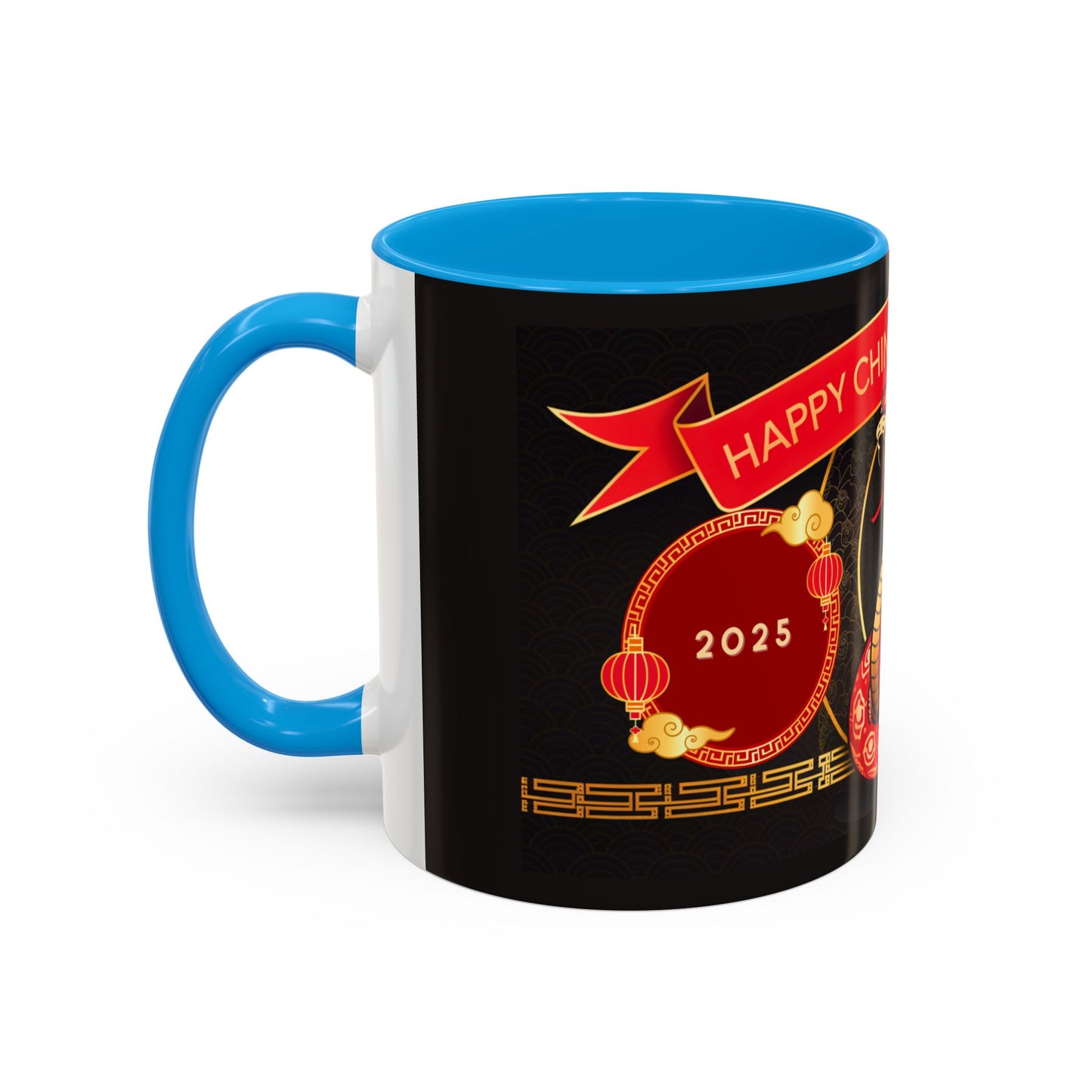 2025 Year of the Snake Chinese New Year Colorful Mug, 11oz (v3)