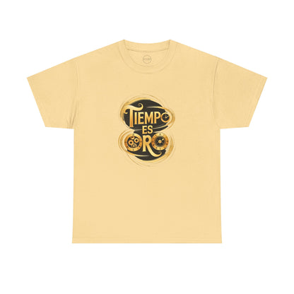Gildan · 5000 Unisex Tee - Tiempo Es Oro – Stylish Motivational Design