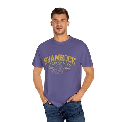 Comfort Colors 1717 Unisex Garment-Dyed T-shirt - Shamrock State of Mind St. Patrick’s Day Design