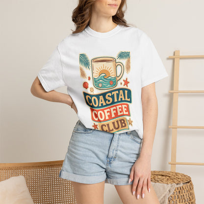 Coastal Coffee Club Retro Graphic Tee