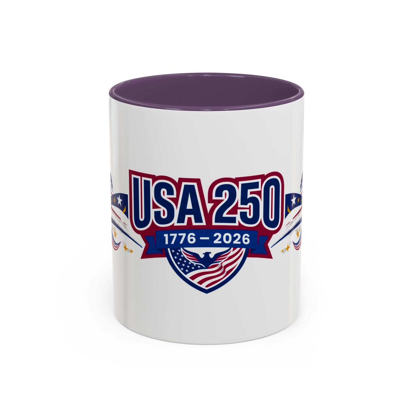 USA250 1776–2026 Patriotic Accent Mug