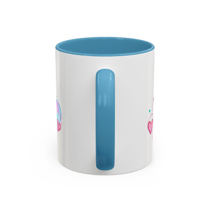 Pour toujours/Mon amour Valentine's Day Mug Set– Romantic French Gift for Couples [2 of 2] (11oz, 15oz)