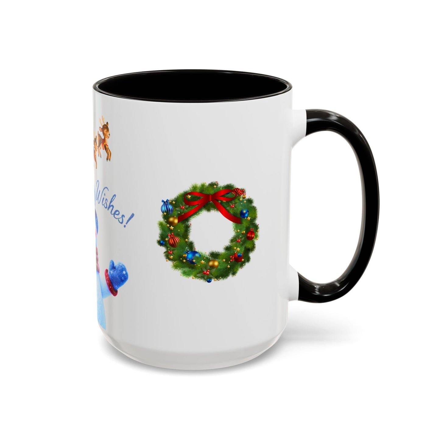 Merry Wishes Snowman Mug
