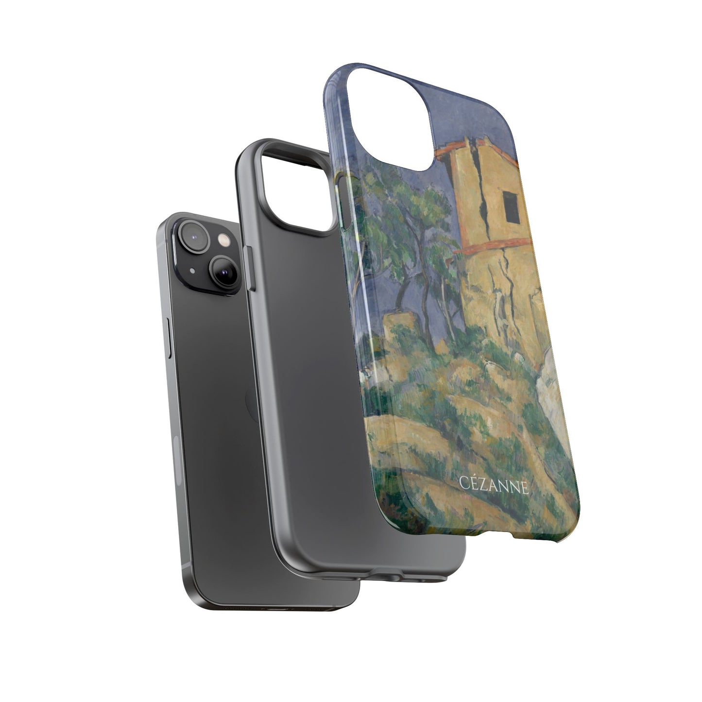Tough Phone Case for iPhone, Samsung and Google Pixel - Cézanne, House with the Cracked Walls (1892-94)