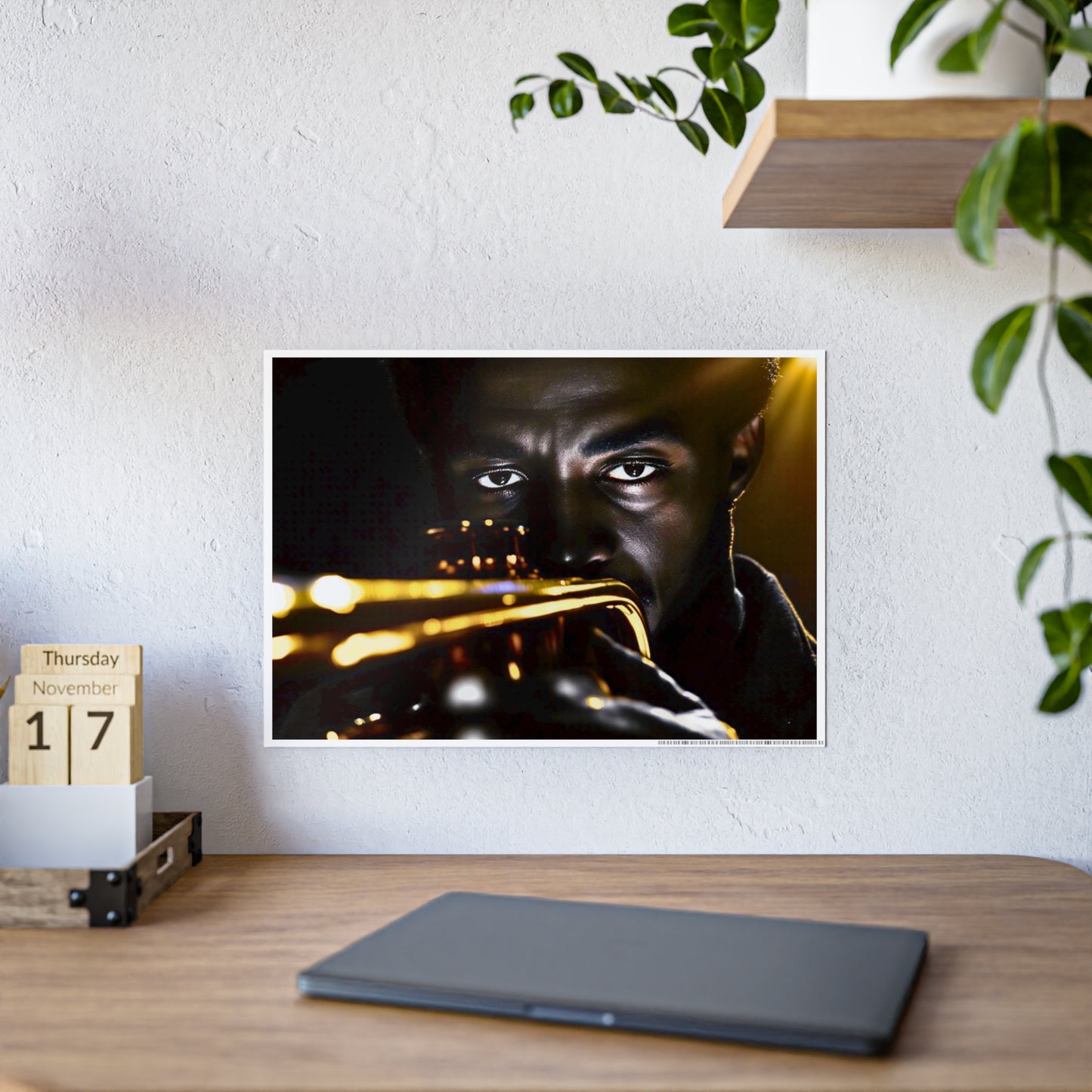 Jazz-Inspired Glossy Poster Art | Electric Tutu