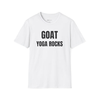 GOAT YOGA ROCKS Unisex Graphic Tee