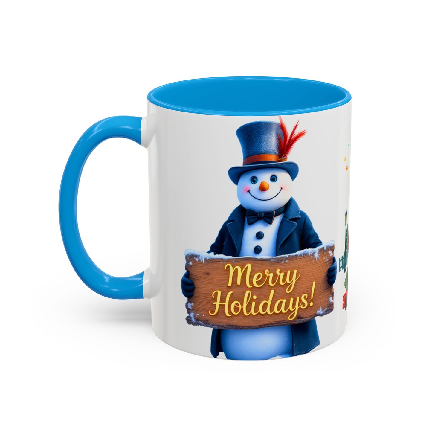 Merry Holidays Snowman Mug (v1)