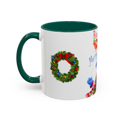 Merry Wishes Snowman Mug