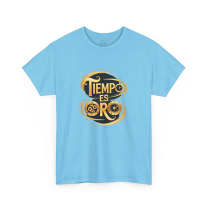 Gildan · 5000 Unisex Tee - Tiempo Es Oro – Stylish Motivational Design