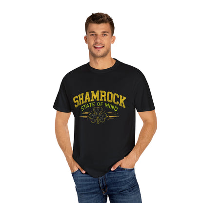 Comfort Colors 1717 Unisex Garment-Dyed T-shirt - Shamrock State of Mind St. Patrick’s Day Design