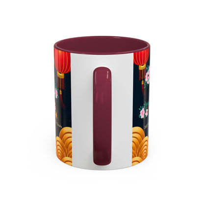 2025 Year of the Snake Chinese New Year Colorful Mug, 11oz (v4)