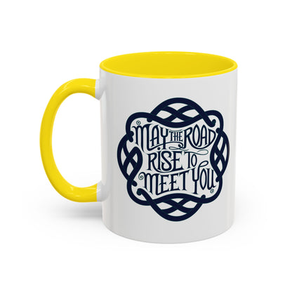 May the Road Rise to Meet You - Celtic Knot Design Mug (11oz, 15oz)