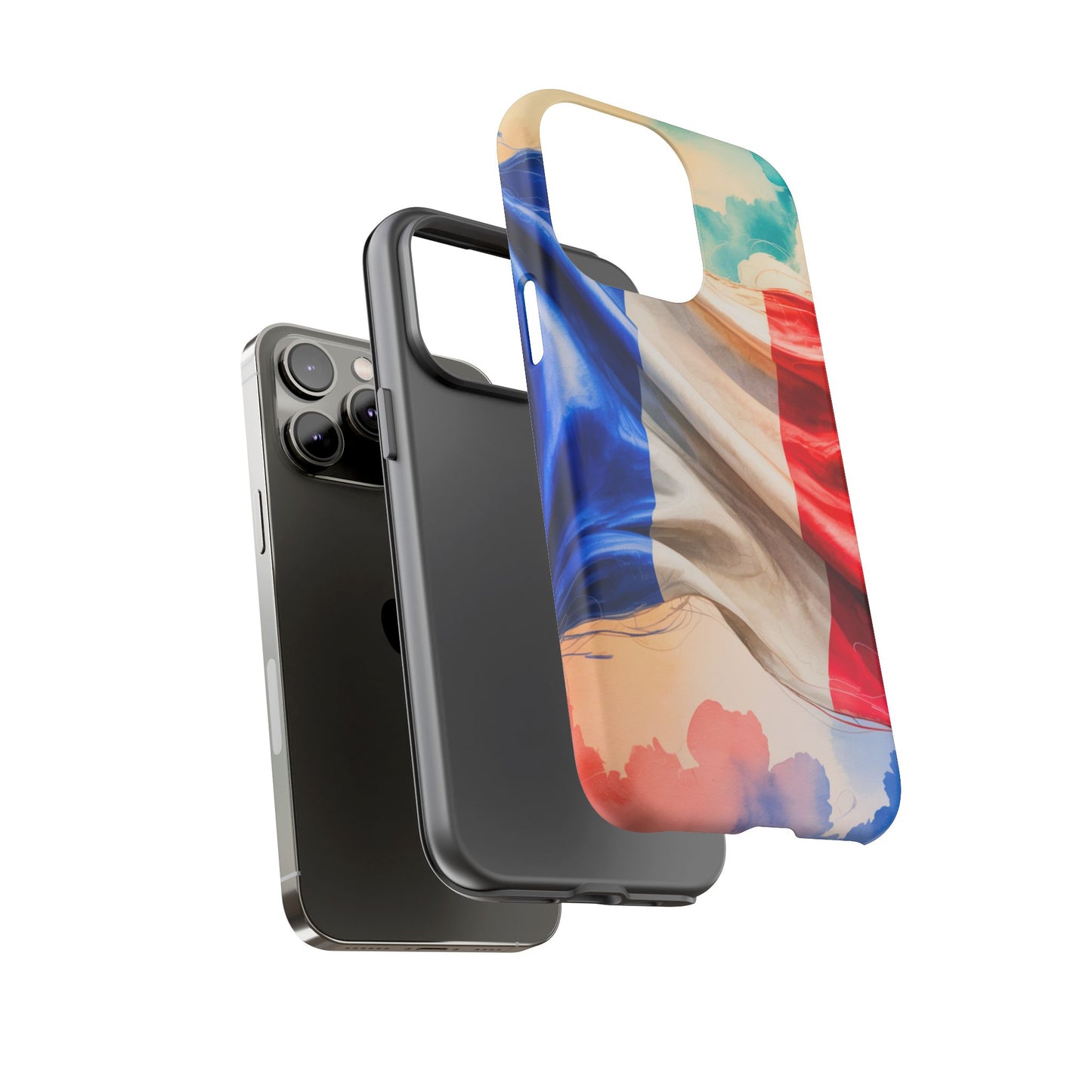 French Mirage Tough Phone Case (For iPhone Models Only)