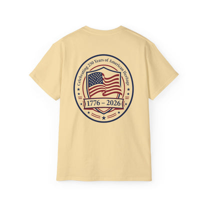 USA 250 1776–2026 Patriotic Anniversary T-Shirt