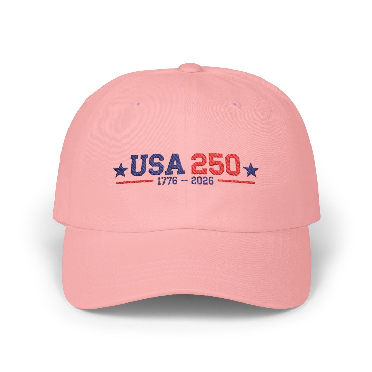 USA 250 Embroidered Baseball Cap, 1776-2026 Patriotic Dad Hat for Men and Women
