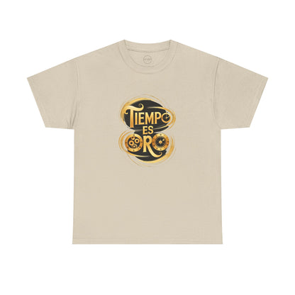 Gildan · 5000 Unisex Tee - Tiempo Es Oro – Stylish Motivational Design