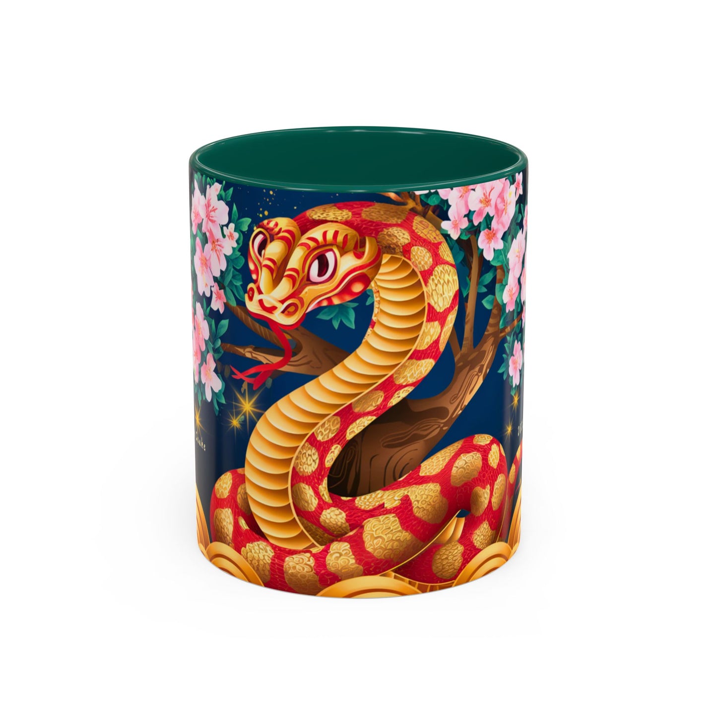 2025 Year of the Snake Chinese New Year Colorful Mug, 11oz (v4)