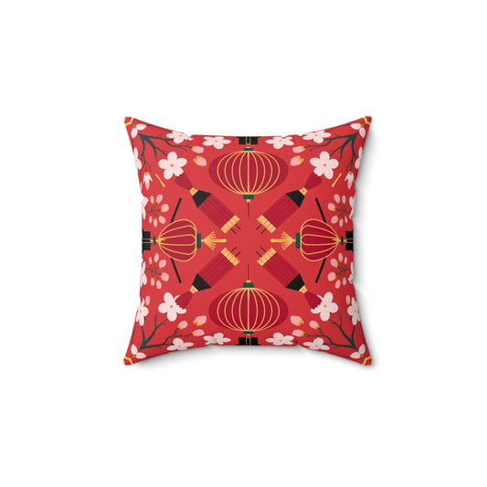 Chinese New Year Throw Pillow (v8)