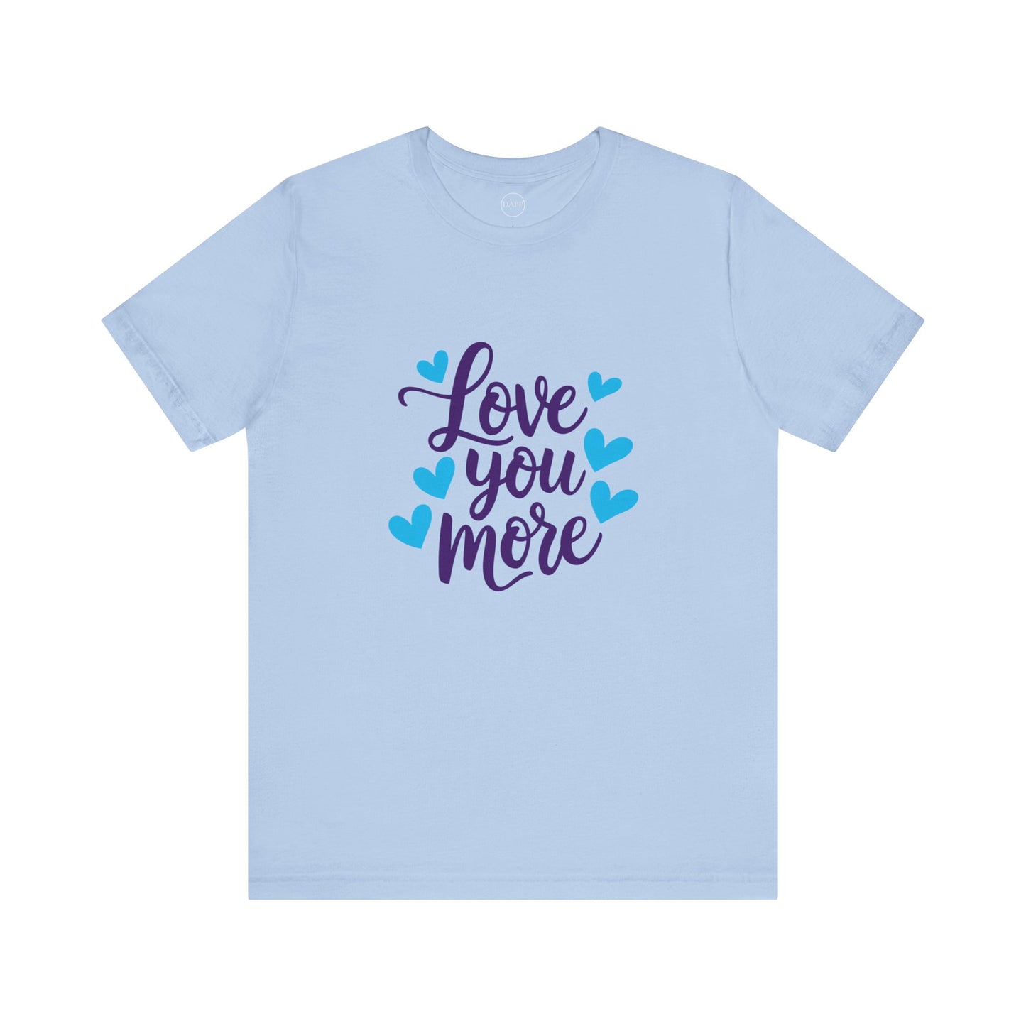 Bella+Canvas · 3001 Unisex Jersey Short Sleeve Tee - Love You More Romantic Valentine's Day Design [Color Set 1]