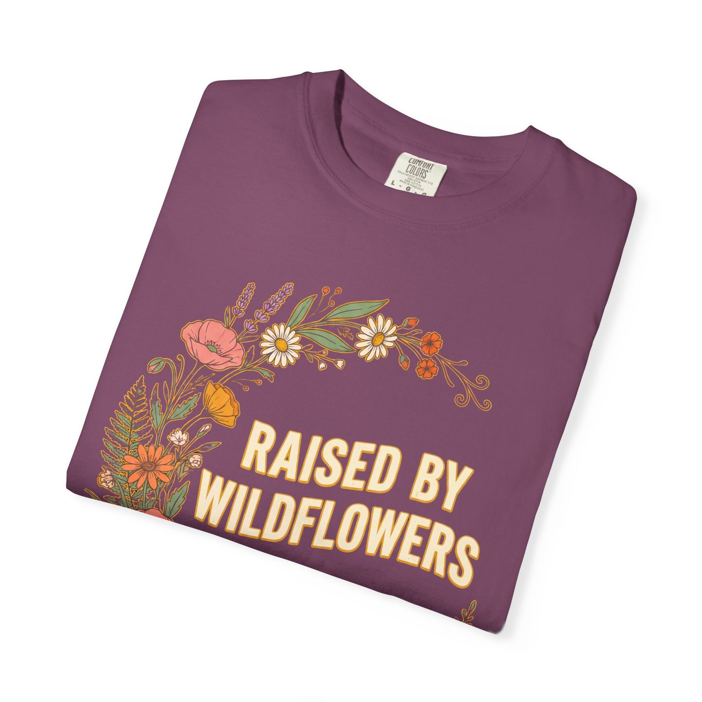 Raised by Wildflowers Botanical Graphic Tee