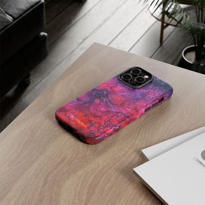 Tough Phone Cases for iPhone, Samsung and Google Pixel - DABPdesigns Acrylic Abstract Design (v1)