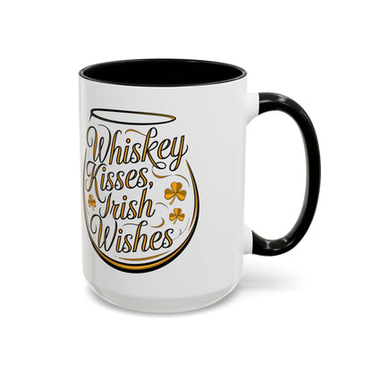 Whiskey Kisses, Irish Wishes – St. Patrick’s Day Mug (11oz, 15oz)
