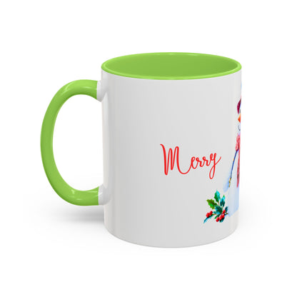 Merry Holidays Snowman Mug (v2)