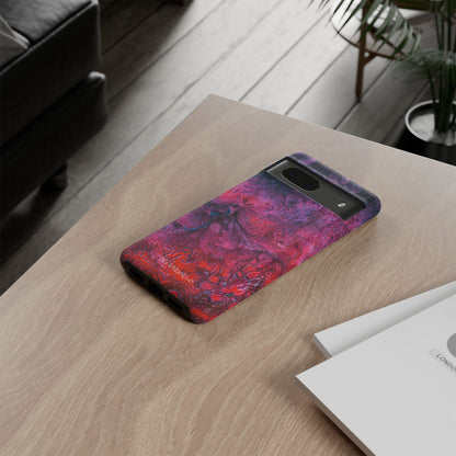 Tough Phone Cases for iPhone, Samsung and Google Pixel - DABPdesigns Acrylic Abstract Design (v1)