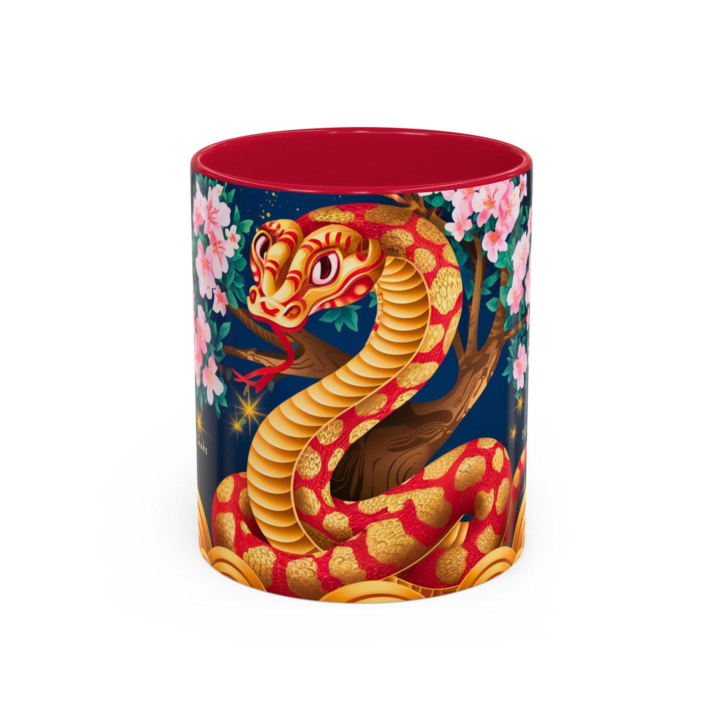 2025 Year of the Snake Chinese New Year Colorful Mug, 11oz (v4)