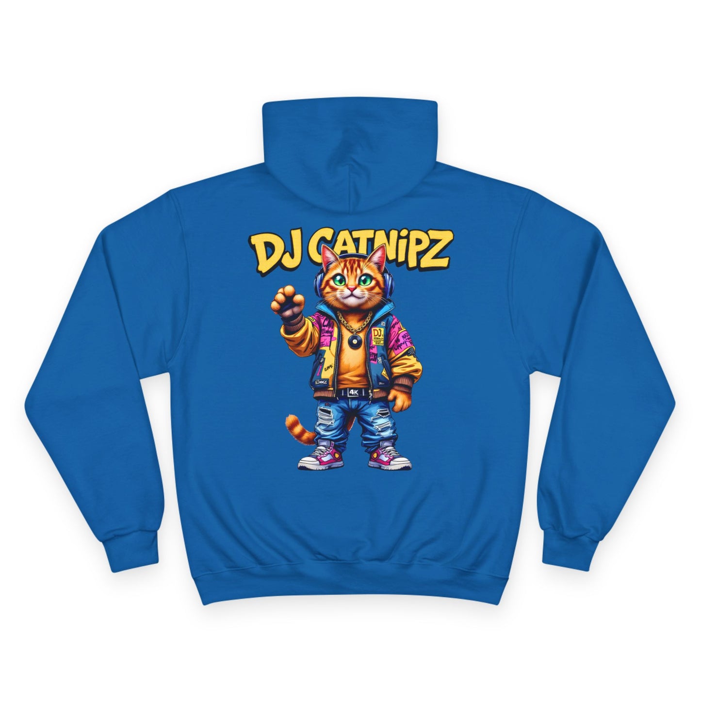 DJ CatNipZ Unisex Hoodie | Felinez Series | Champion S700 Hoodie Customized by DABPdesigns