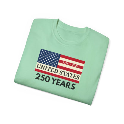 United States 250 Years Commemorative T-Shirt (1776–2026)
