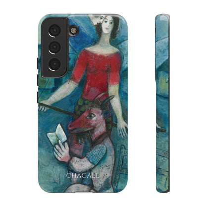 Tough Phone Case for iPhone, Samsung and Google Pixel - Chagall, The Angel and the Reader (1930)