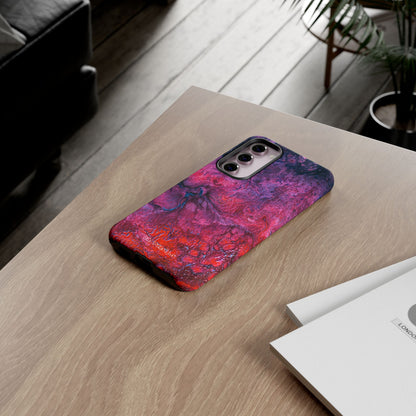 Tough Phone Cases for iPhone, Samsung and Google Pixel - DABPdesigns Acrylic Abstract Design (v1)