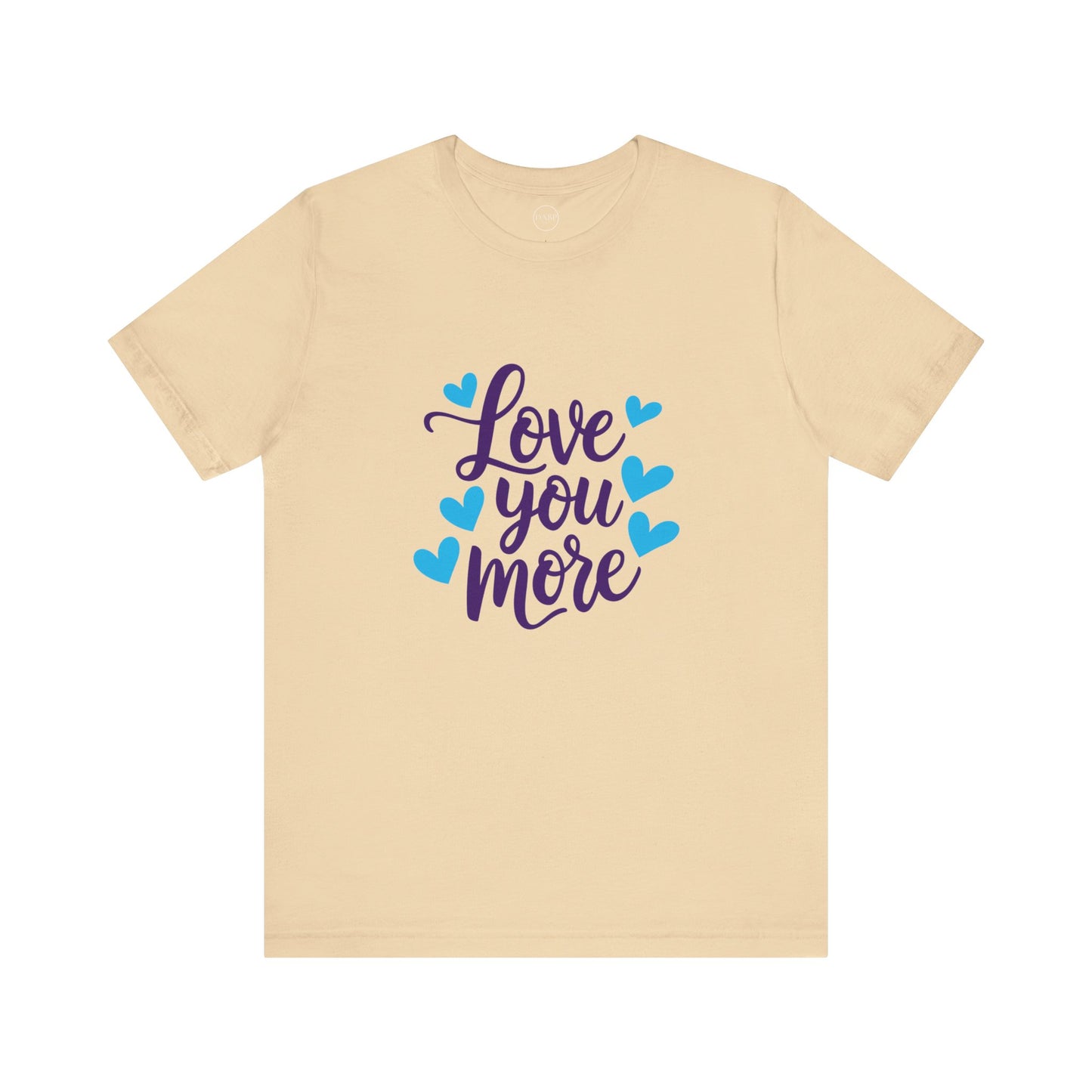 Bella+Canvas · 3001 Unisex Jersey Short Sleeve Tee - Love You More Romantic Valentine's Day Design [Color Set 1]