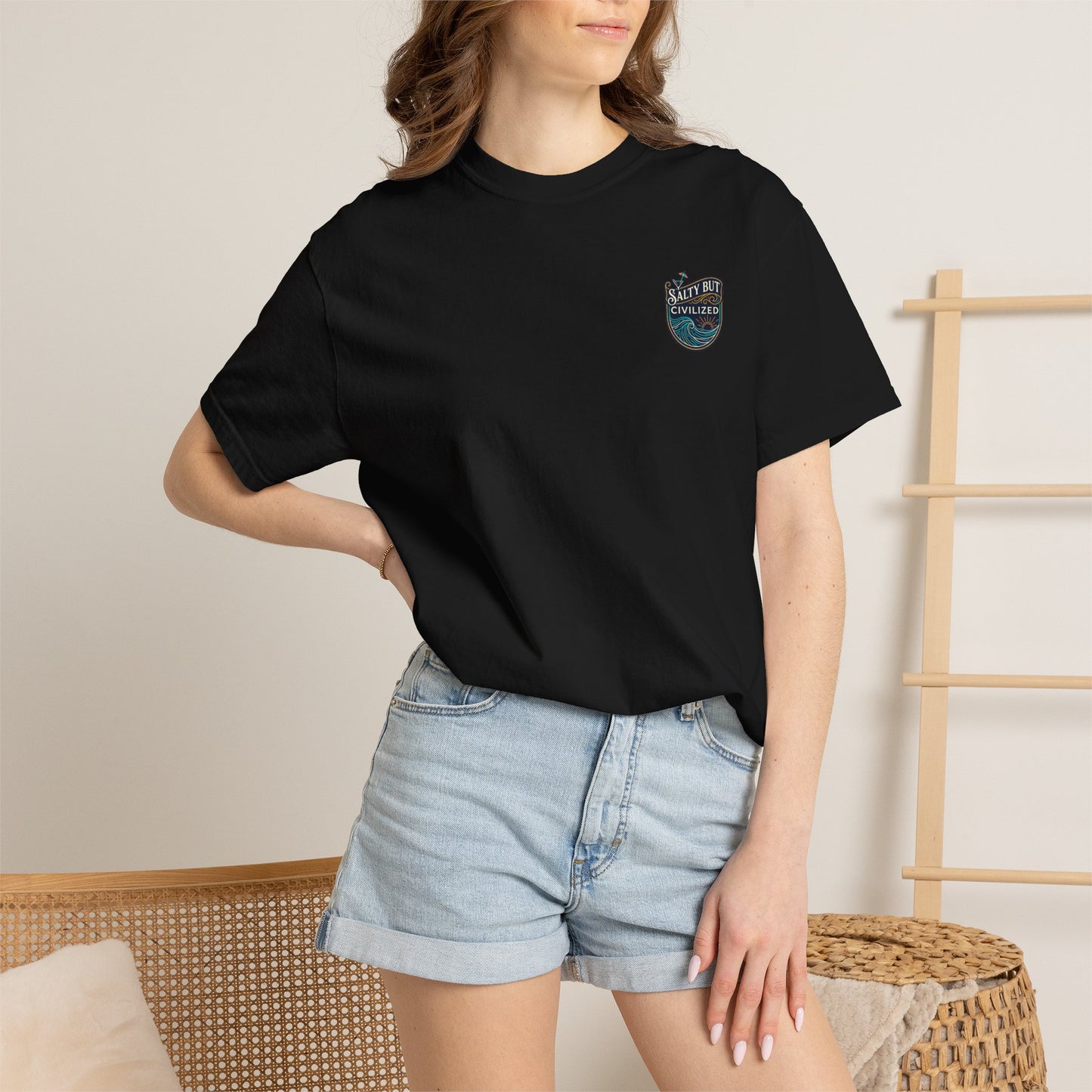 Salty But Civilized Coastal Graphic Tee
