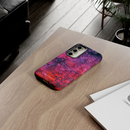 Tough Phone Cases for iPhone, Samsung and Google Pixel - DABPdesigns Acrylic Abstract Design (v1)