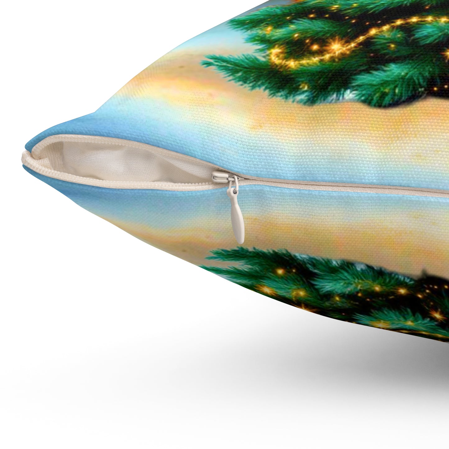 Elegant Christmas Tree Pillow – Merry Christmas Design