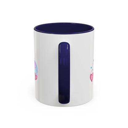 Pour toujours/Mon amour Valentine's Day Mug Set– Romantic French Gift for Couples [2 of 2] (11oz, 15oz)