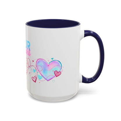 Pour toujours/Mon amour Valentine's Day Mug Set– Romantic French Gift for Couples [2 of 2] (11oz, 15oz)