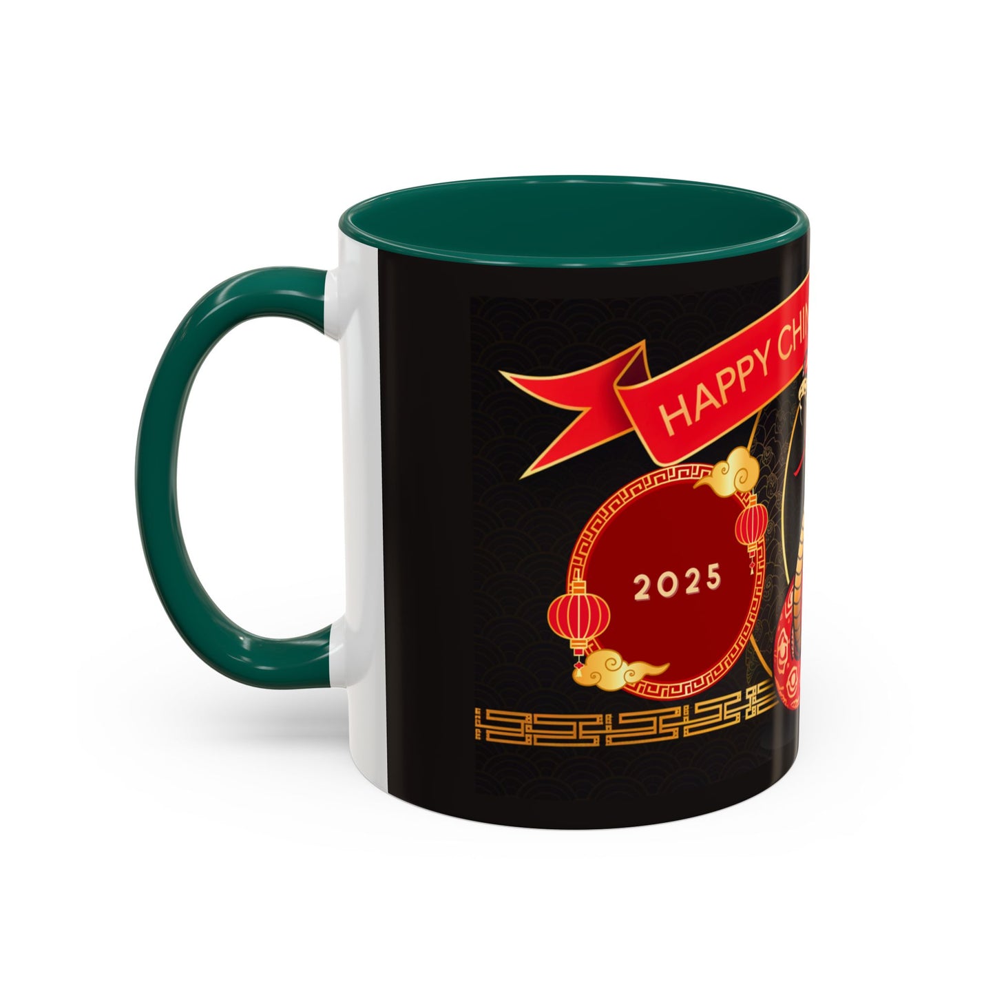 2025 Year of the Snake Chinese New Year Colorful Mug, 11oz (v3)