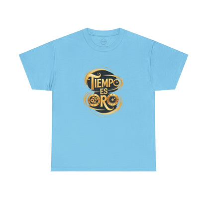Gildan · 5000 Unisex Tee - Tiempo Es Oro – Stylish Motivational Design