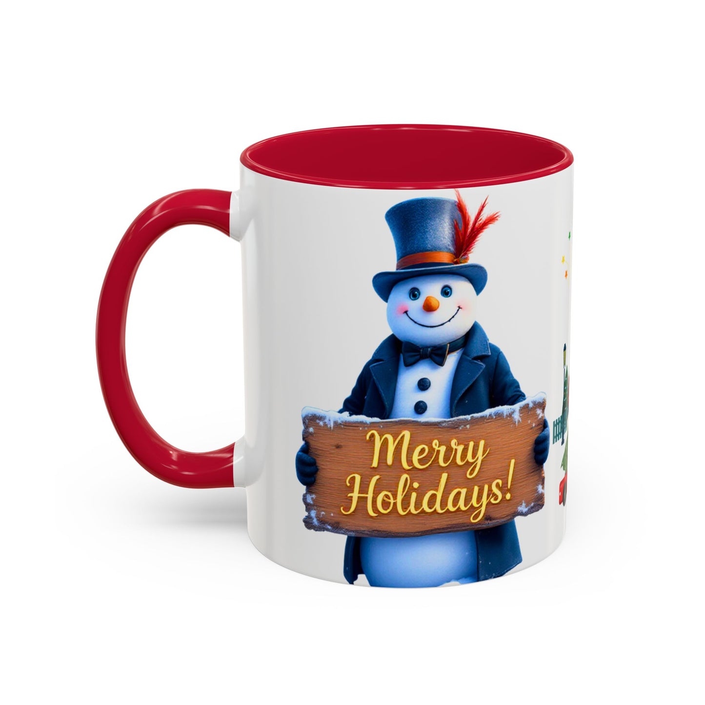 Merry Holidays Snowman Mug (v1)