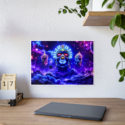 Jazz-Inspired Glossy Poster Art | Voodoo Vibes