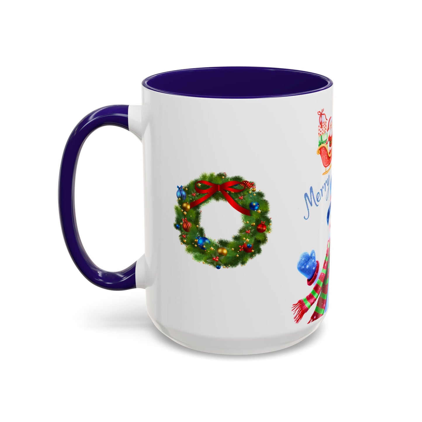 Merry Wishes Snowman Mug