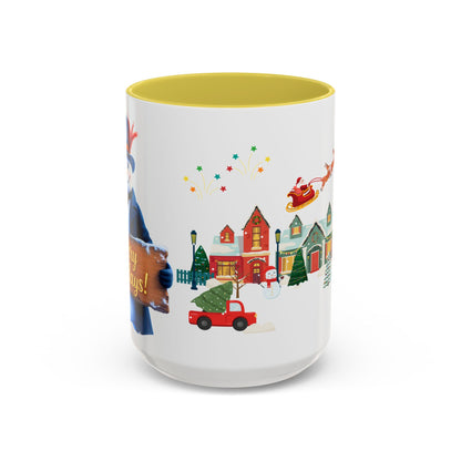 Merry Holidays Snowman Mug (v1)