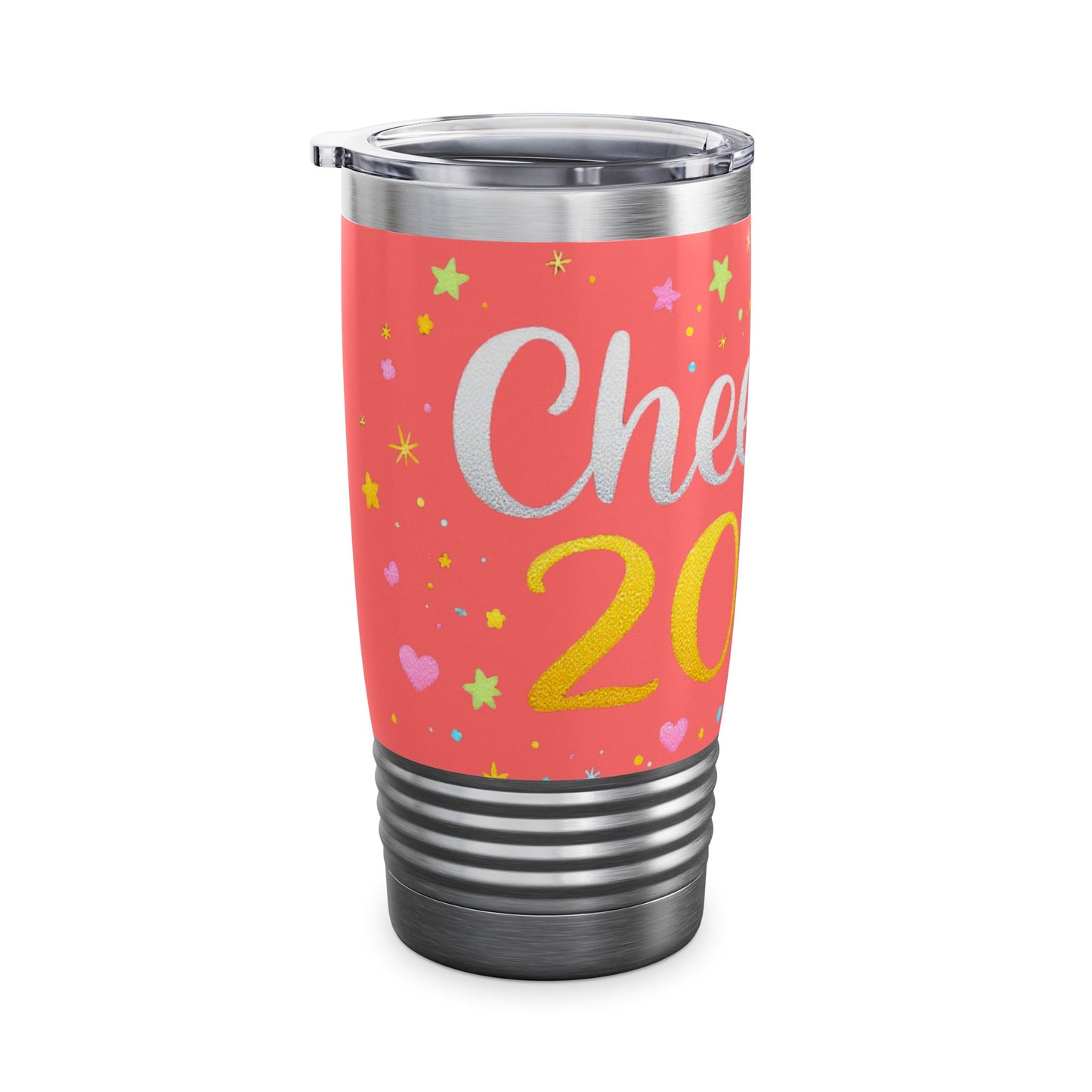 Cheers to 2025 Festive New Year - Ringneck Tumbler, 20oz