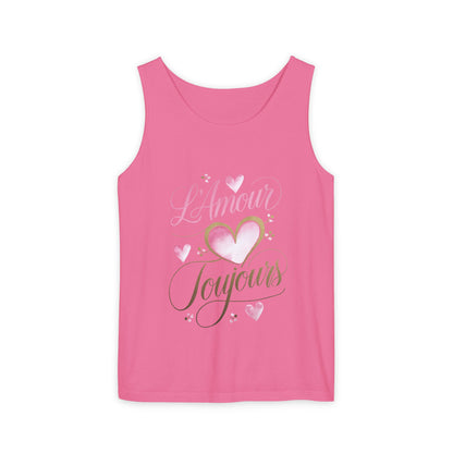 Comfort Colors® 9360 Women's Garment-Dyed Tank Top - L’Amour Toujours – Romantic French Love Design